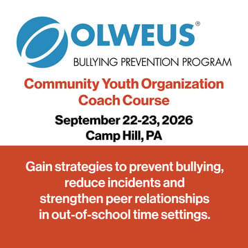 Olweus Bullying Prevention CYO Course, Sept. 22-23