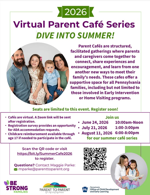 Parent Cafe Screenshot of Flyer