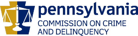 This is the Pennsylvania Commission on Crime and Delinquency logo.