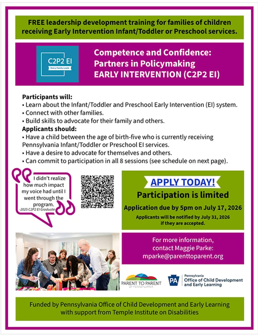 screenshot of C2P2 flyer